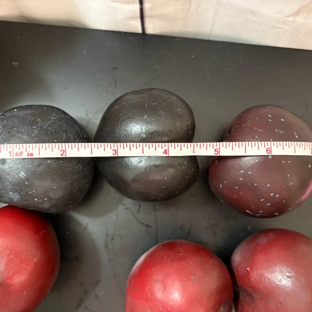 Elegant Red and Black Decorative Plums